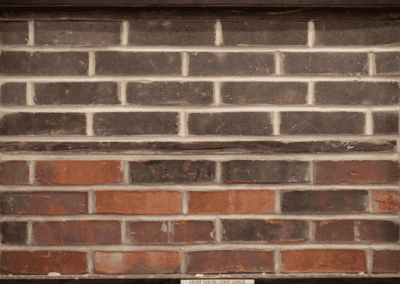 A picture of a brick wall in Southern Utah Valley.