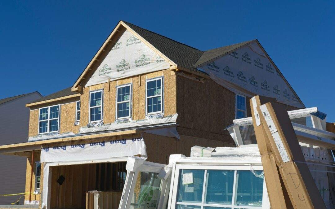 A Custom Home Builder in Southern Utah Valley is constructing a house.